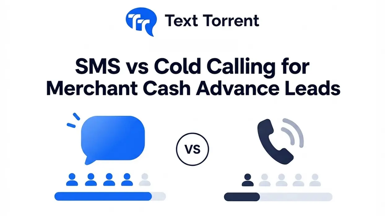 SMS vs Cold Calling for Merchant Cash Advance Leads